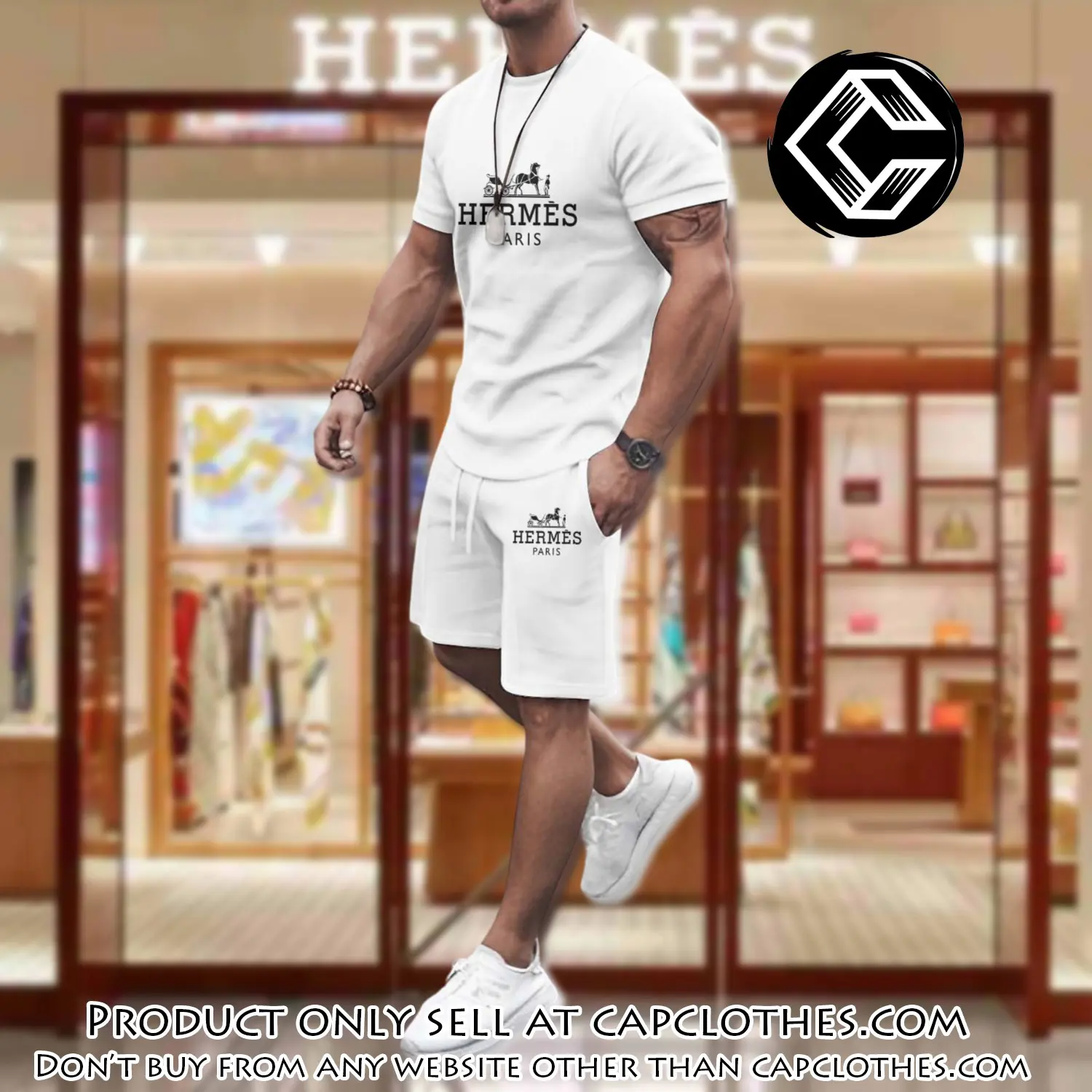 Hermes combo unisex tshirt & short limited luxury outfit cts1109 cc5647594
